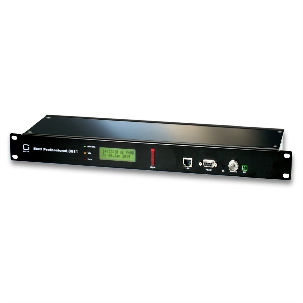 GUDE 3011 EMC Professional Zeitserver, integrierte Funkuhr, ext. Antenne, 19