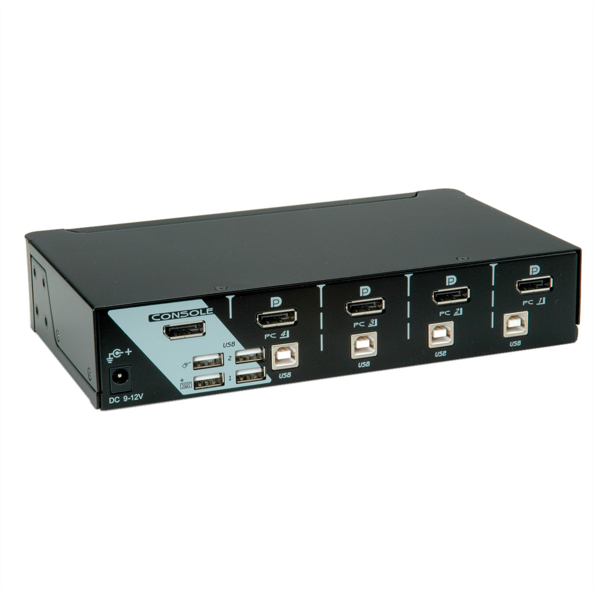 ROLINE DisplayPort USB 2.0 KVM Switch, 1 User - 4 PC,  (BILD2)