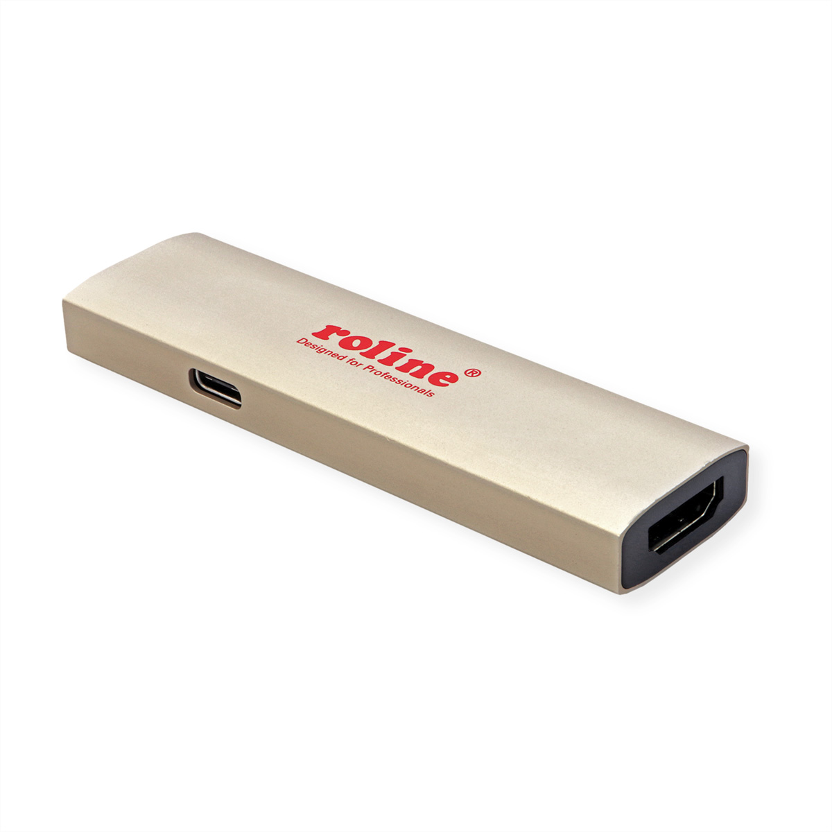 ROLINE GOLD Adapter USB Typ C - HDMI, BU/BU, PD (60W)