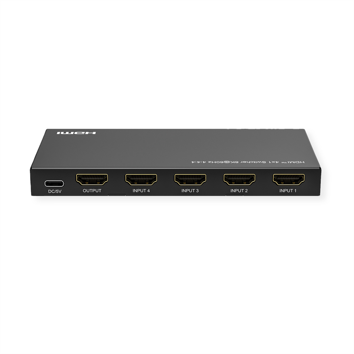 ROLINE 8K HDMI Switch, 4-fach, mit IR-Fernbedienung,  (BILD2)