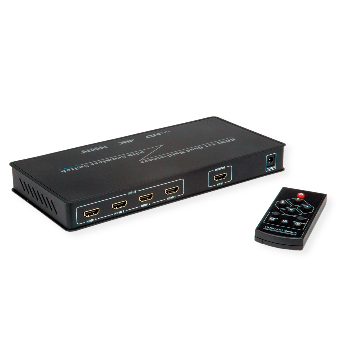 ROLINE HDMI 4x1 QUAD Multi-Viewer Switch, nahtlose  (BILD2)