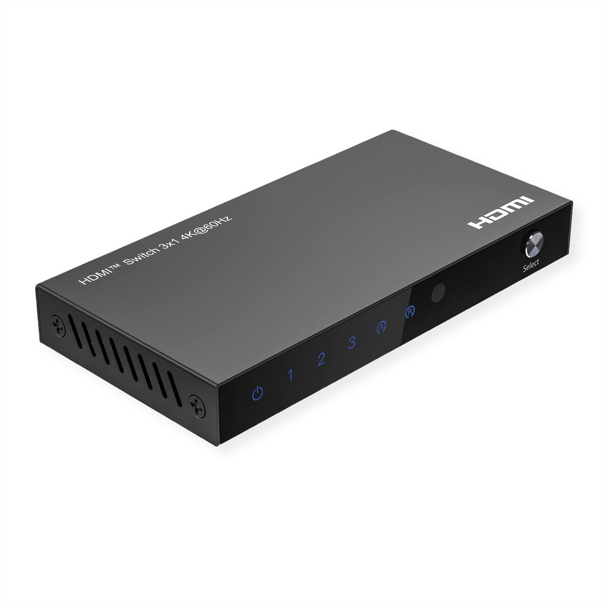 ROLINE 4K HDMI Switch, 3-fach, mit Fernbedienung
