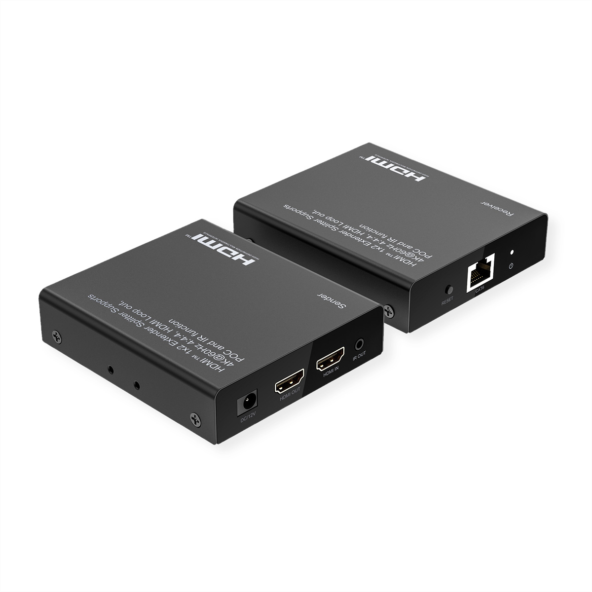 ROLINE HDMI Extender und Splitter, 1x2, über Kat.6A,  (BILD2)