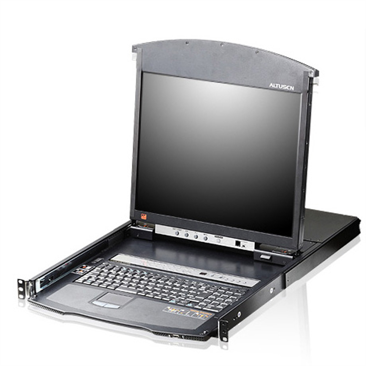 ATEN KL1508AiN 48cm LCD IP-KVM 8-Port GB, UK-Layout KVM