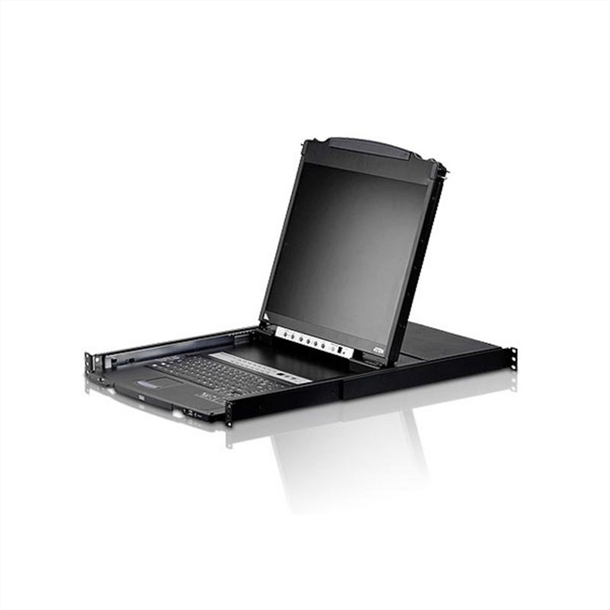 ATEN CL5808N LCD KVM Switch, USB-PS/2, VGA, 8 Port, DE-Layout