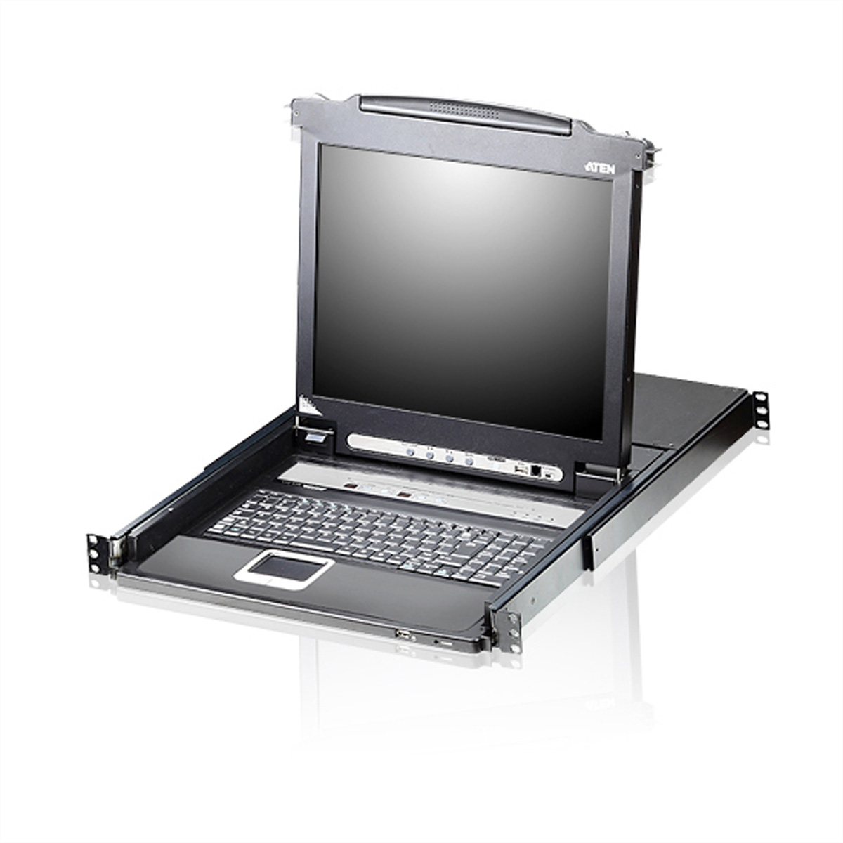 ATEN CL5708N 48cm-LCD KVM Switch, USB-PS/2,VGA, 8Ports, DE-Layout