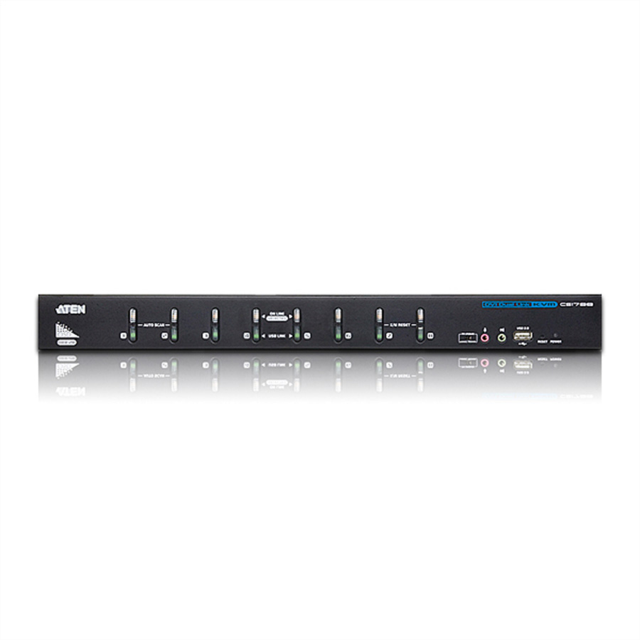 ATEN CS1788 KVM Switch Dual-Link DVI, USB, Audio, 8 ATEN CS1788 (BILD2)