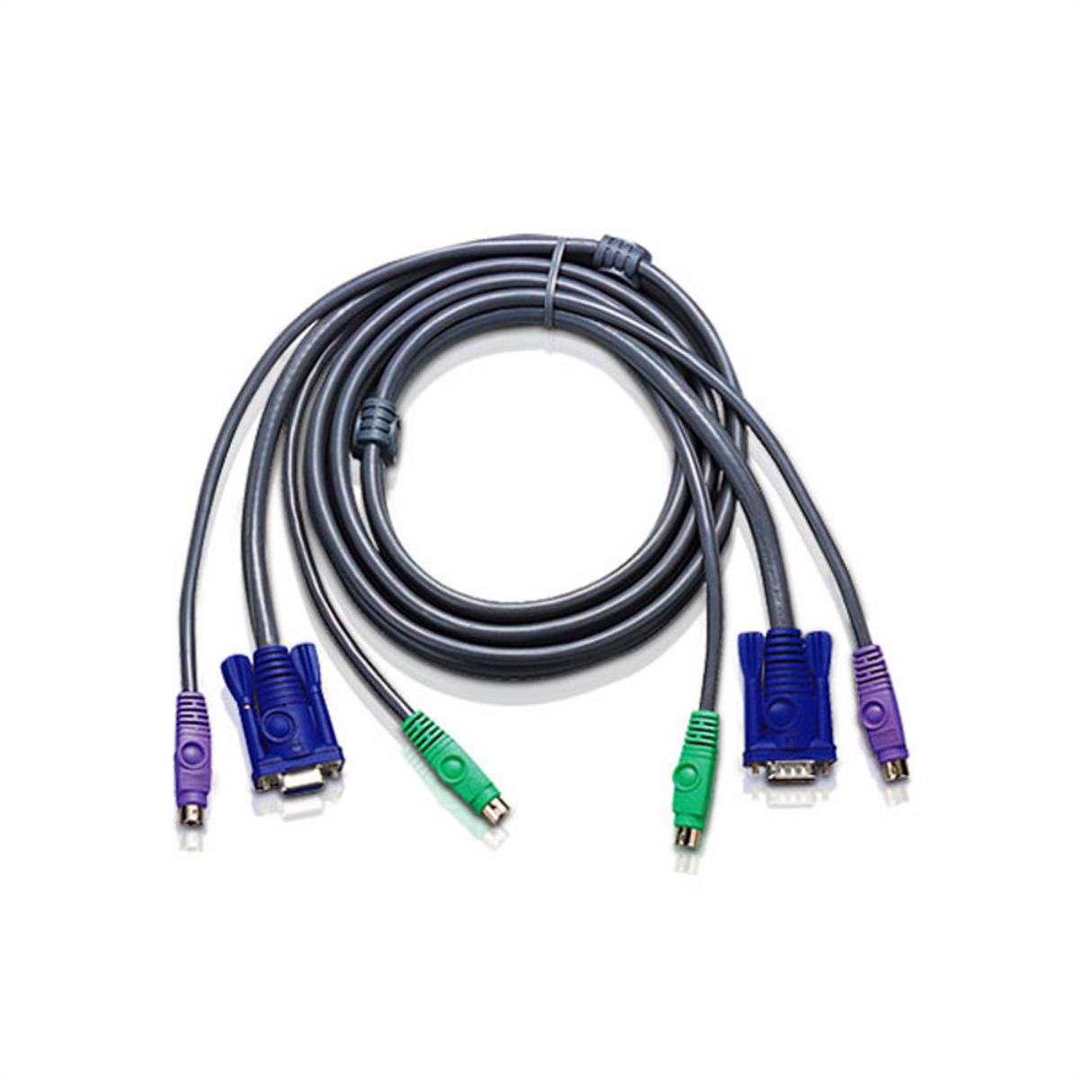 ATEN Kabelsatz Aten VGA, PS/2 , 2L-5002P/C, Länge 1,8m