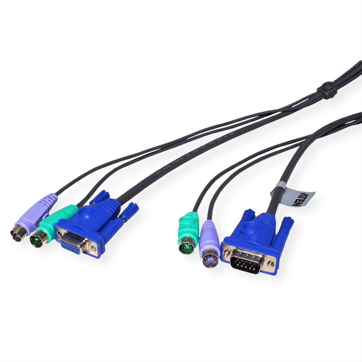 ATEN 2L-5003P/C KVM PS/2 VGA Kabel, grau, 3 m