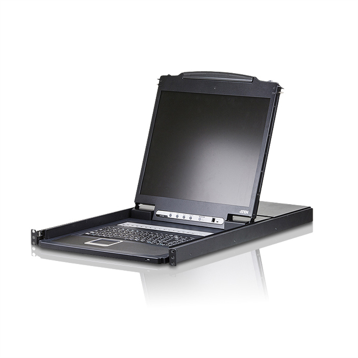 ATEN CL1316N KVM-Switch, 48cm TFT, VGA, PS/2-USB, 16 Port, DE-Layout