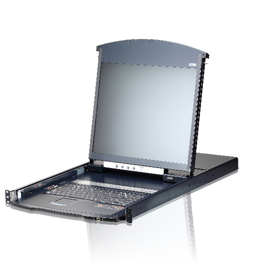 ATEN KL1116VN 48cm LCD IP-KVM 16-Port, UK-Layout KVM