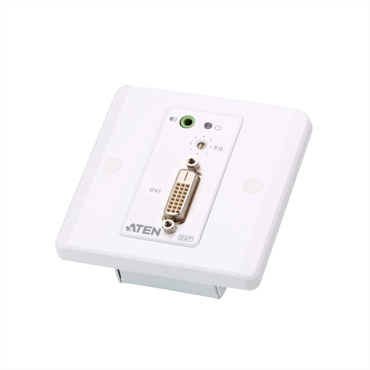 ATEN VE607 DVI/Audio  Cat5 Extender Wandplatte DVI-Verlängerung