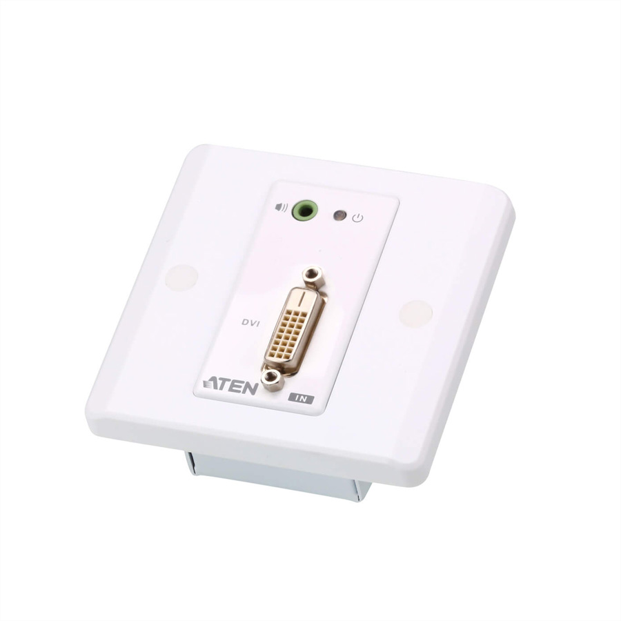ATEN VE607 DVI/Audio  Cat5 Extender Wandplatte