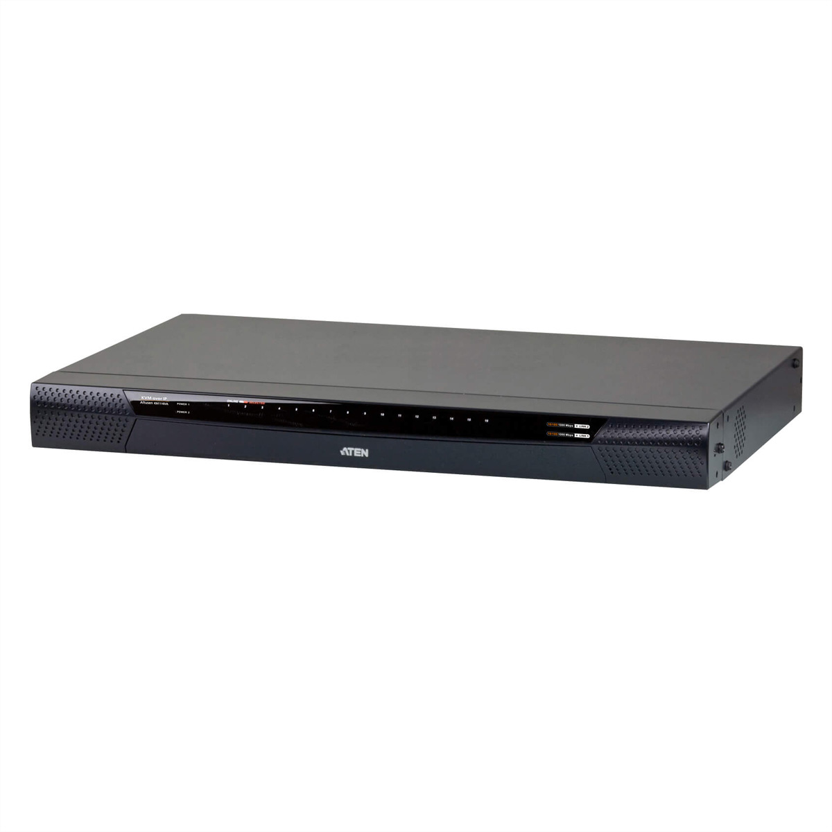 ATEN KN1116VA KVM over-IP-Switch, 16 Ports, 2 Bussysteme, für Cat.5e/6, mit Tonübertragung und virtuellen Datenträgern KVM over IP-Switch
