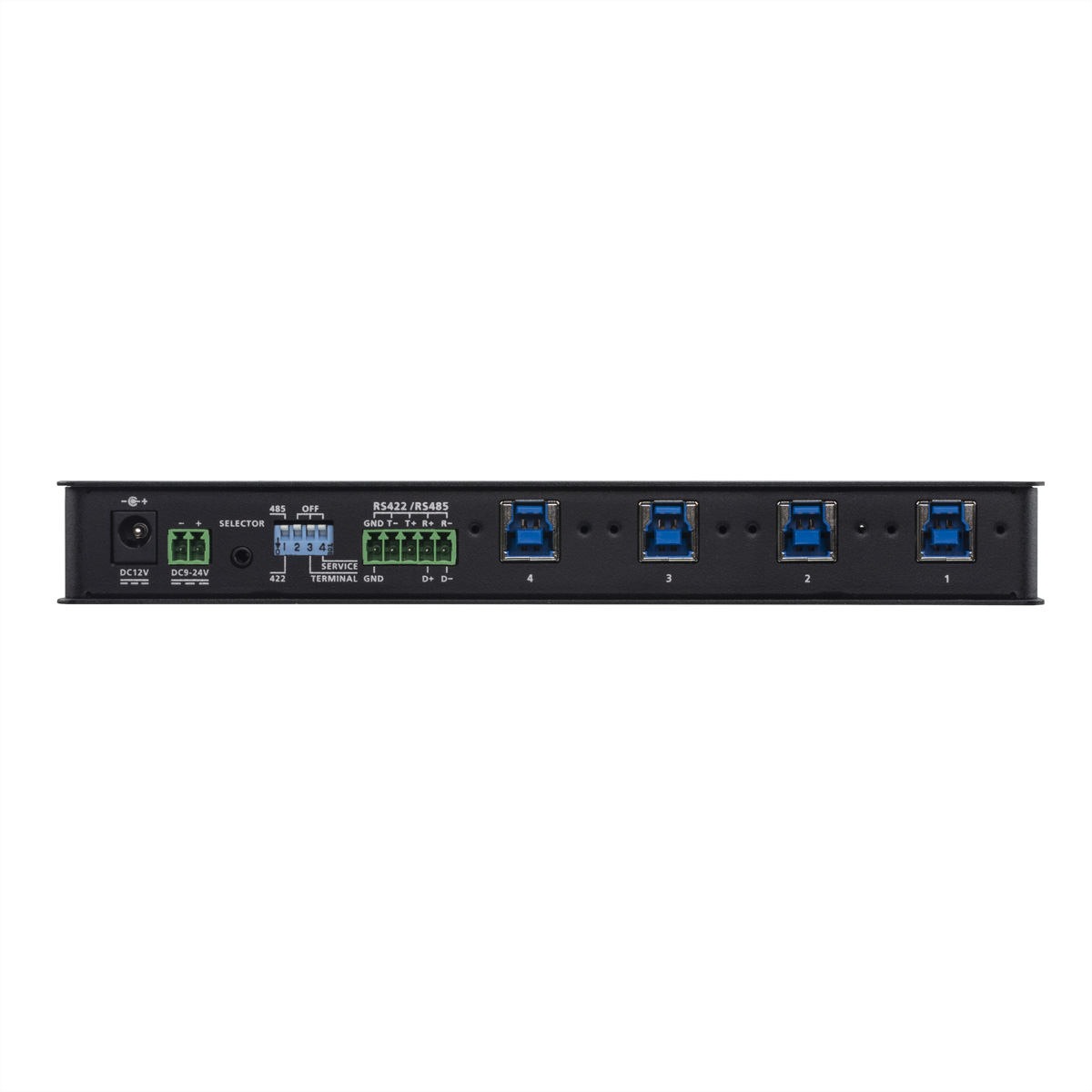 ATEN US3344i Industrie Hub Switch 4 x 4 USB 3.1 Gen 1