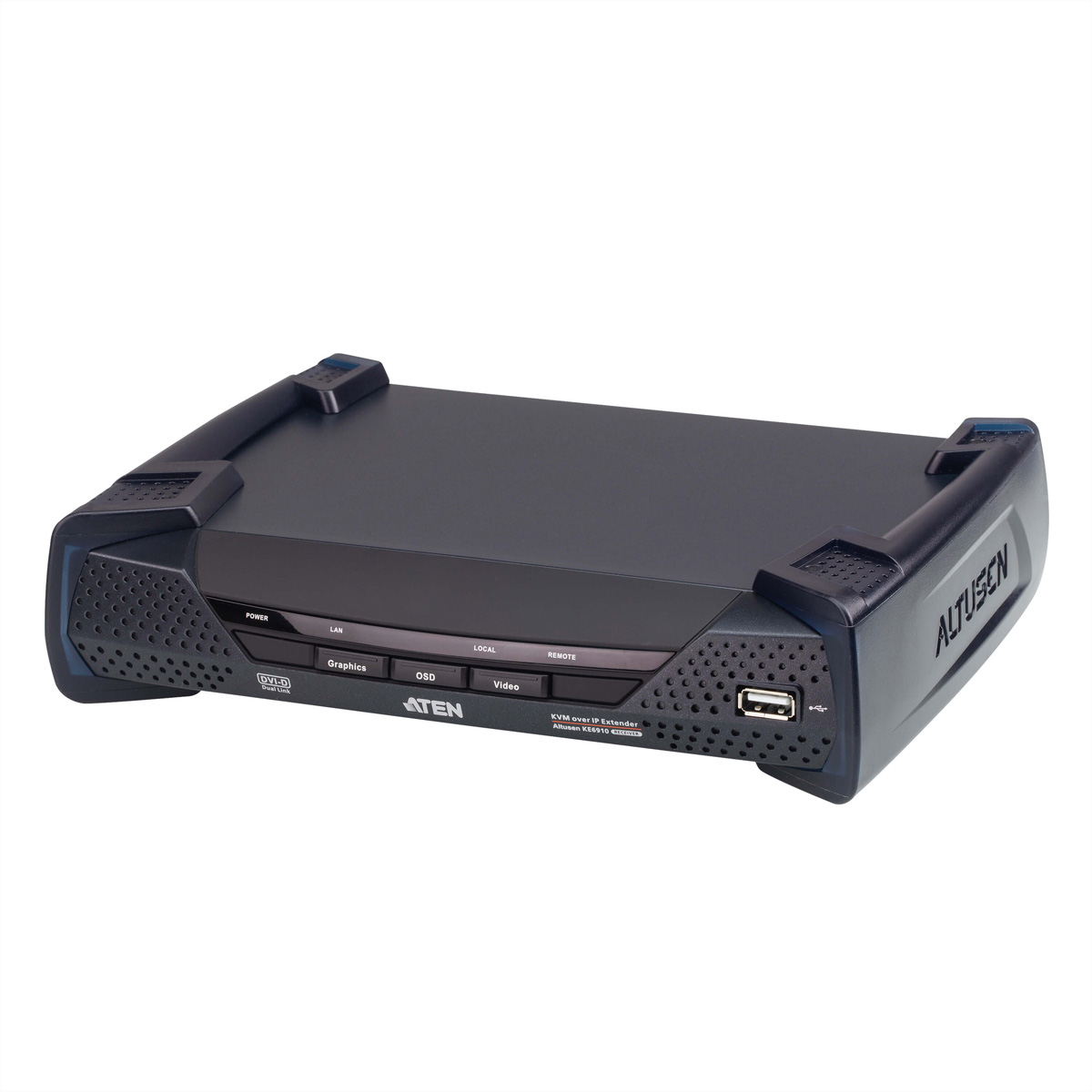 ATEN KE6910R DVI-D Dual Link KVM Over IP Extender Empfänger KVM