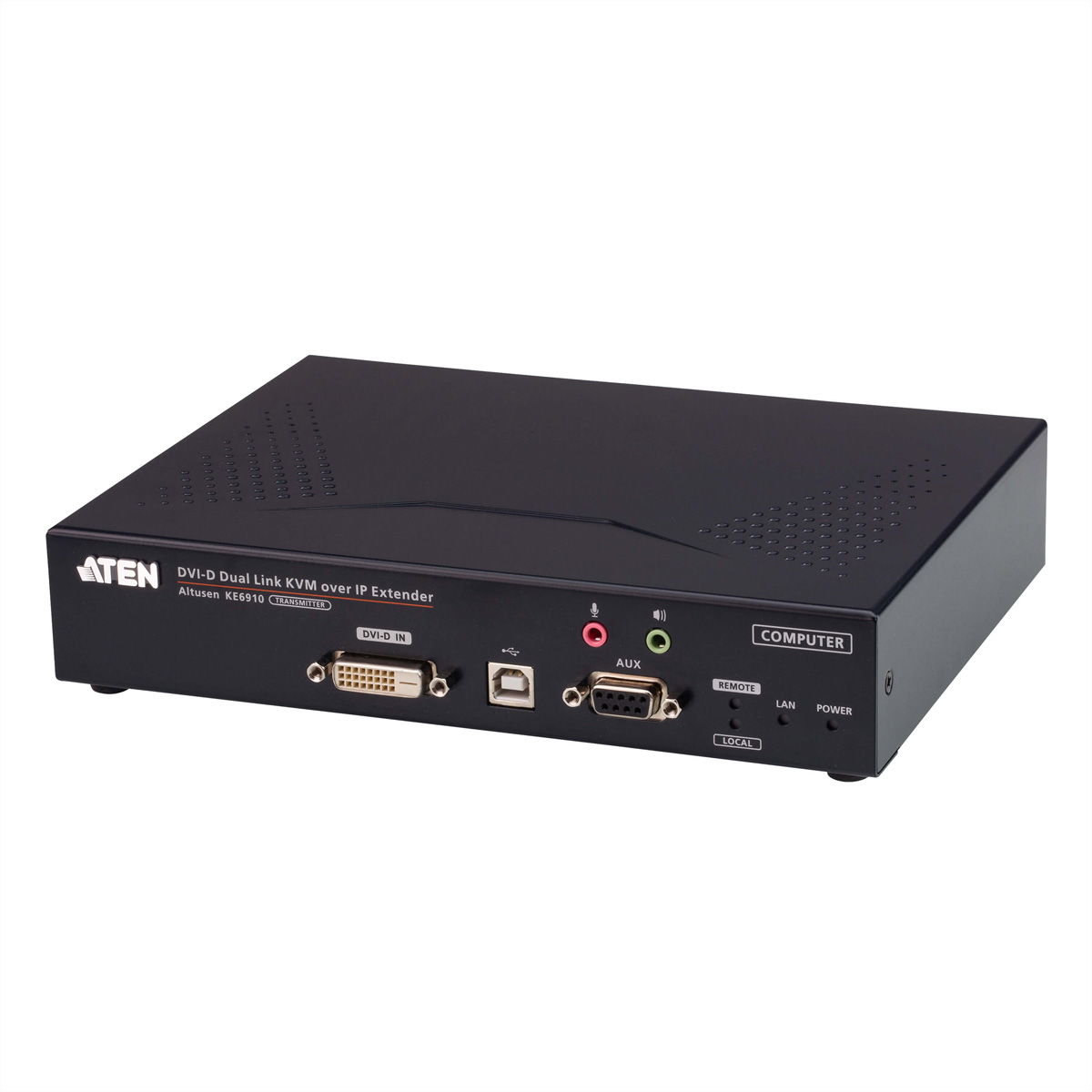 ATEN KE6910T DVI-D Dual Link KVM Over IP Extender Sender KVM