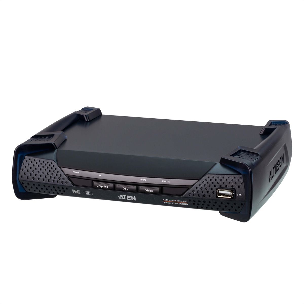 ATEN KE9952R 4K DP KVM over IP Extender mit PoE Receiver KVM