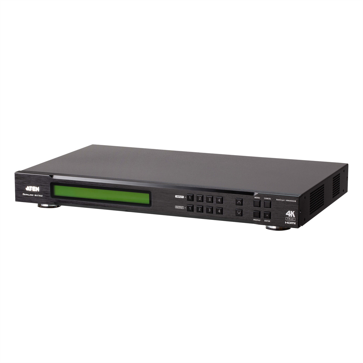 ATEN VM6404HB 4 x 4 True 4K HDMI Matrix Switch mit Scaler HDMI-Video-Matrix-Switch