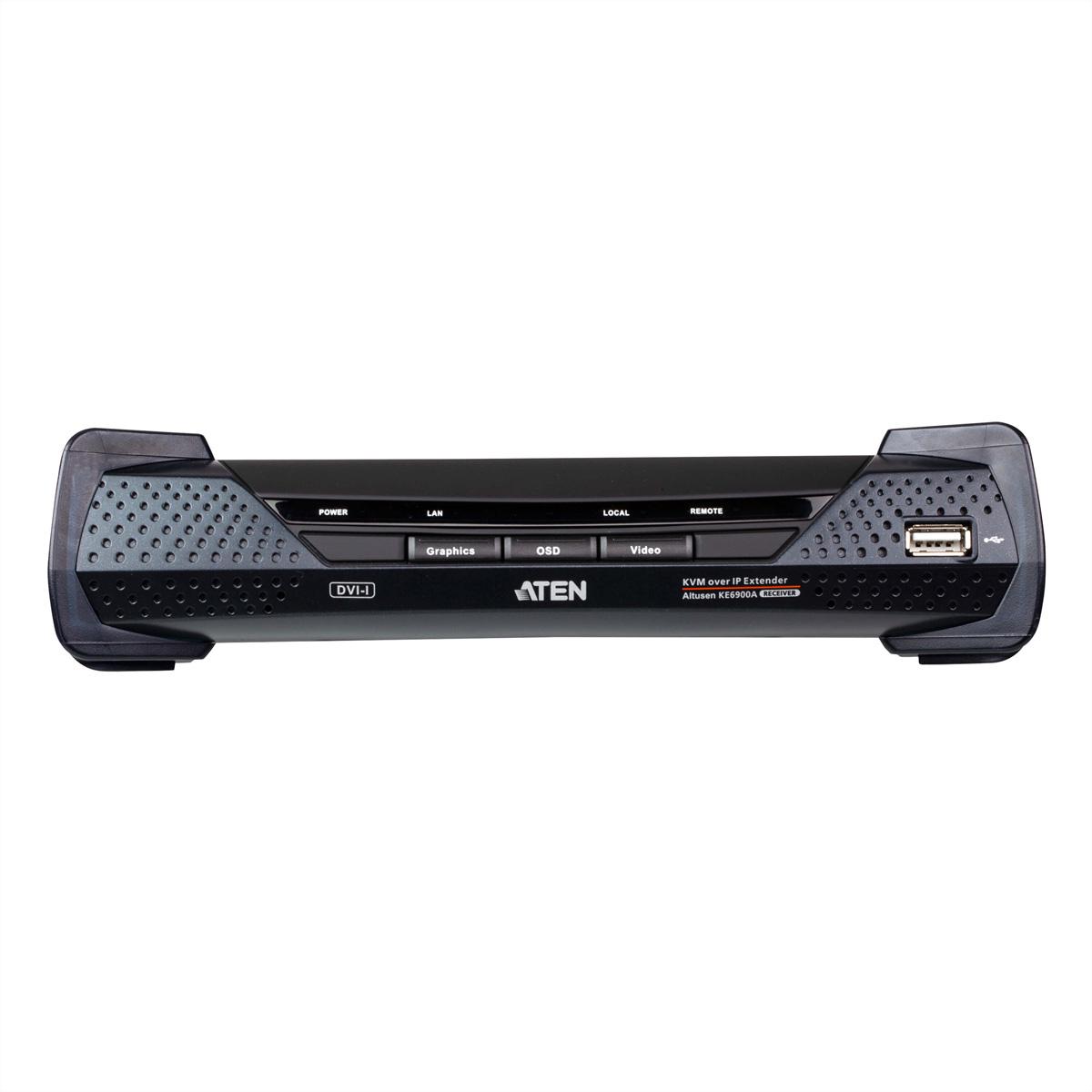 ATEN KE6900AR Full HD DVI KVM Over IP Extender Receiver KVM