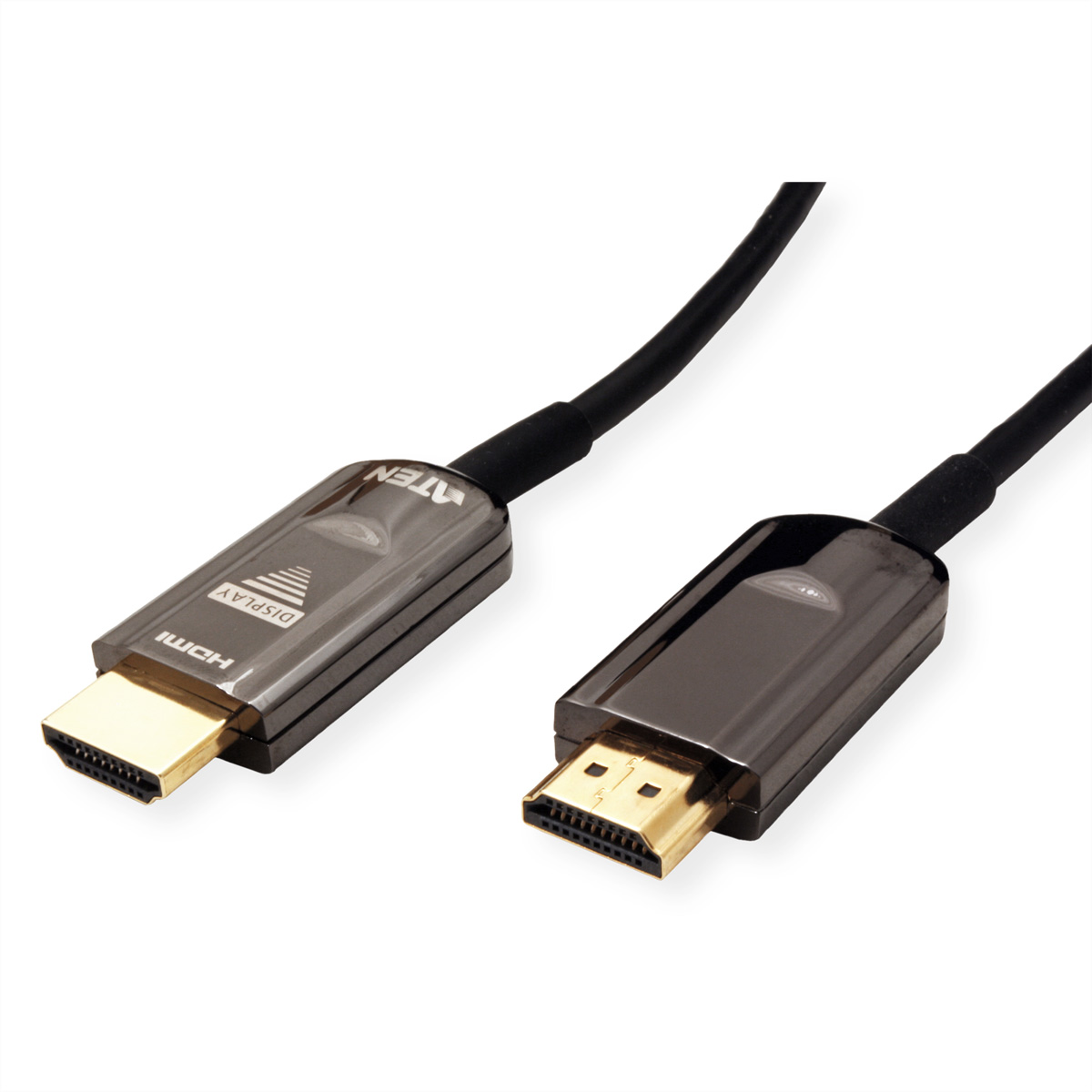 ATEN VanCryst VE781030 - HDMI-Kabel - HDMI (M) bis HDMI (M) - 30,0m - Hybrid Kupfer/Kohlefaser - Sch