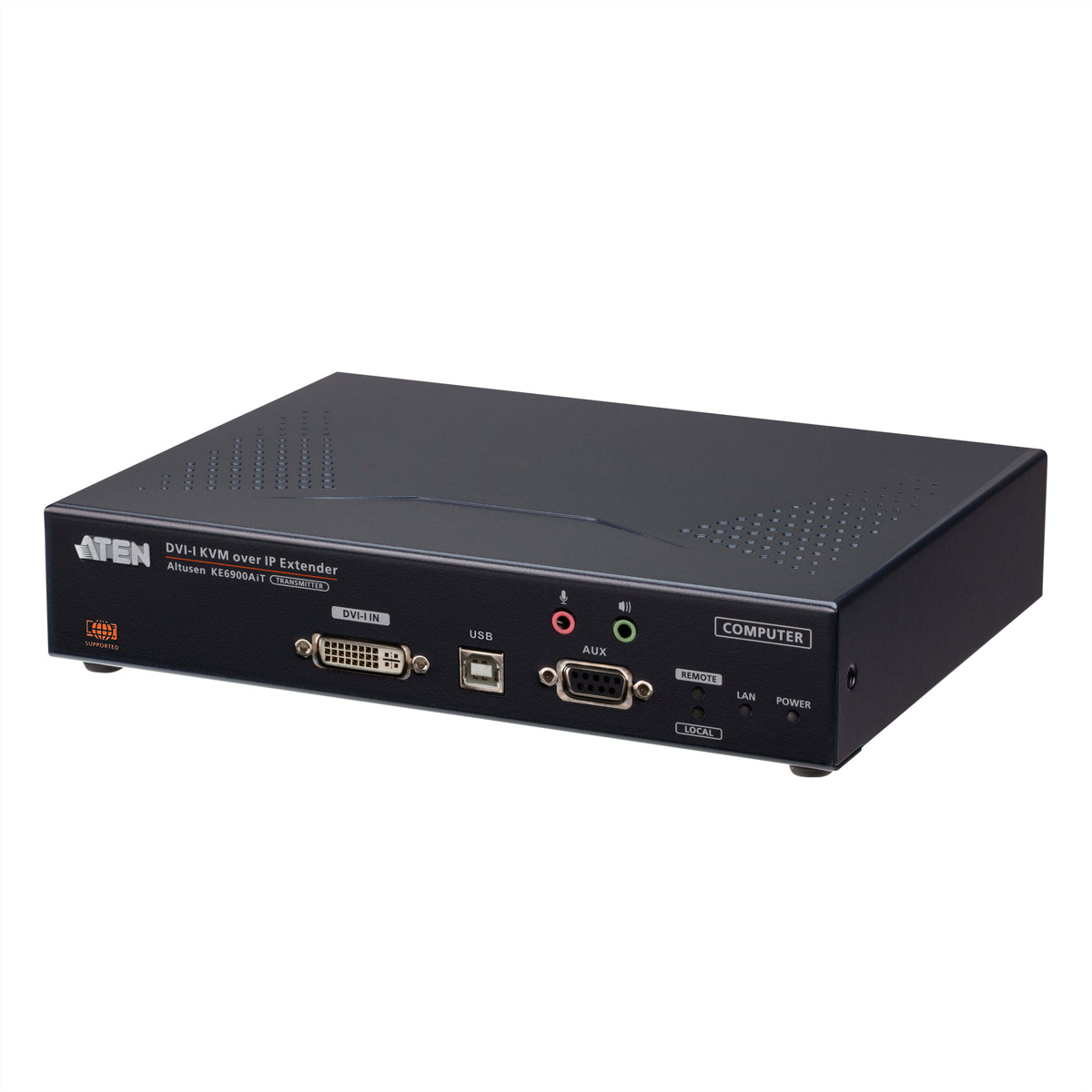 ATEN KE6900AIT Full HD DVI KVM Over IP Extender Transmitter mit Internetzugang KVM