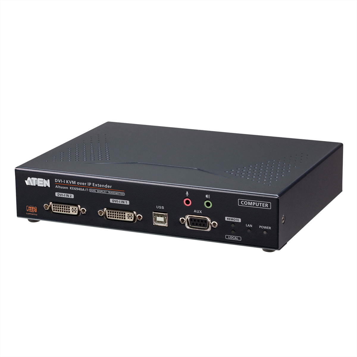 ATEN KE6940AIT FHD Dual DVI KVM over IP Transmitter mit Internetzugang KVM