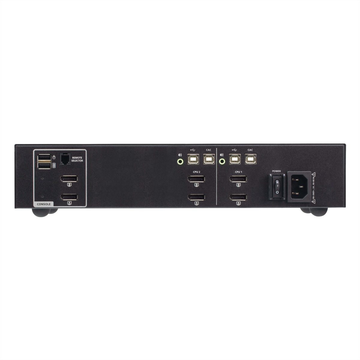 ATEN CS1142DP4C 2-Port USB DisplayPort Dual Display Secure KVM Switch, mit CAC