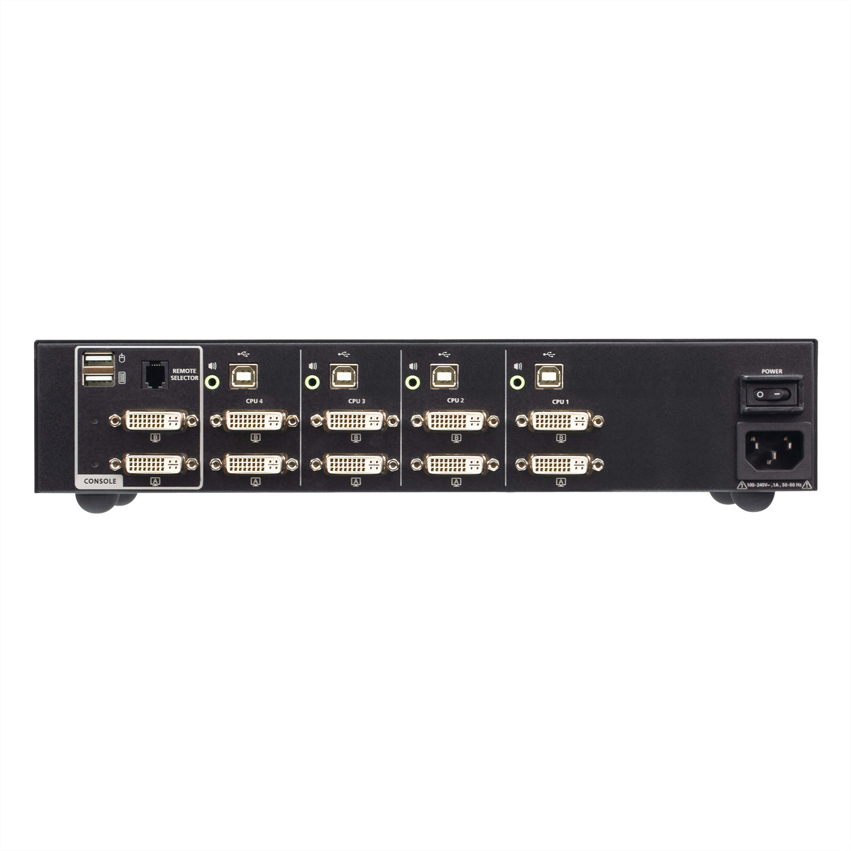 ATEN CS1144D4 4-Port USB DVI Dual Display Secure KVM Switch