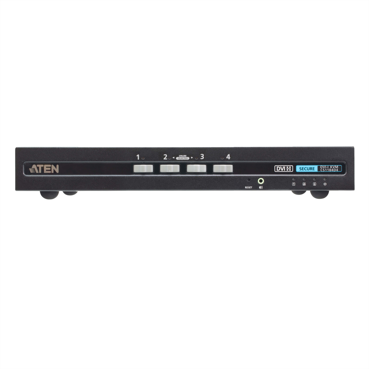 ATEN CS1184D4 4-Port USB DVI Secure KVM Switch KVM-Switch, DVI