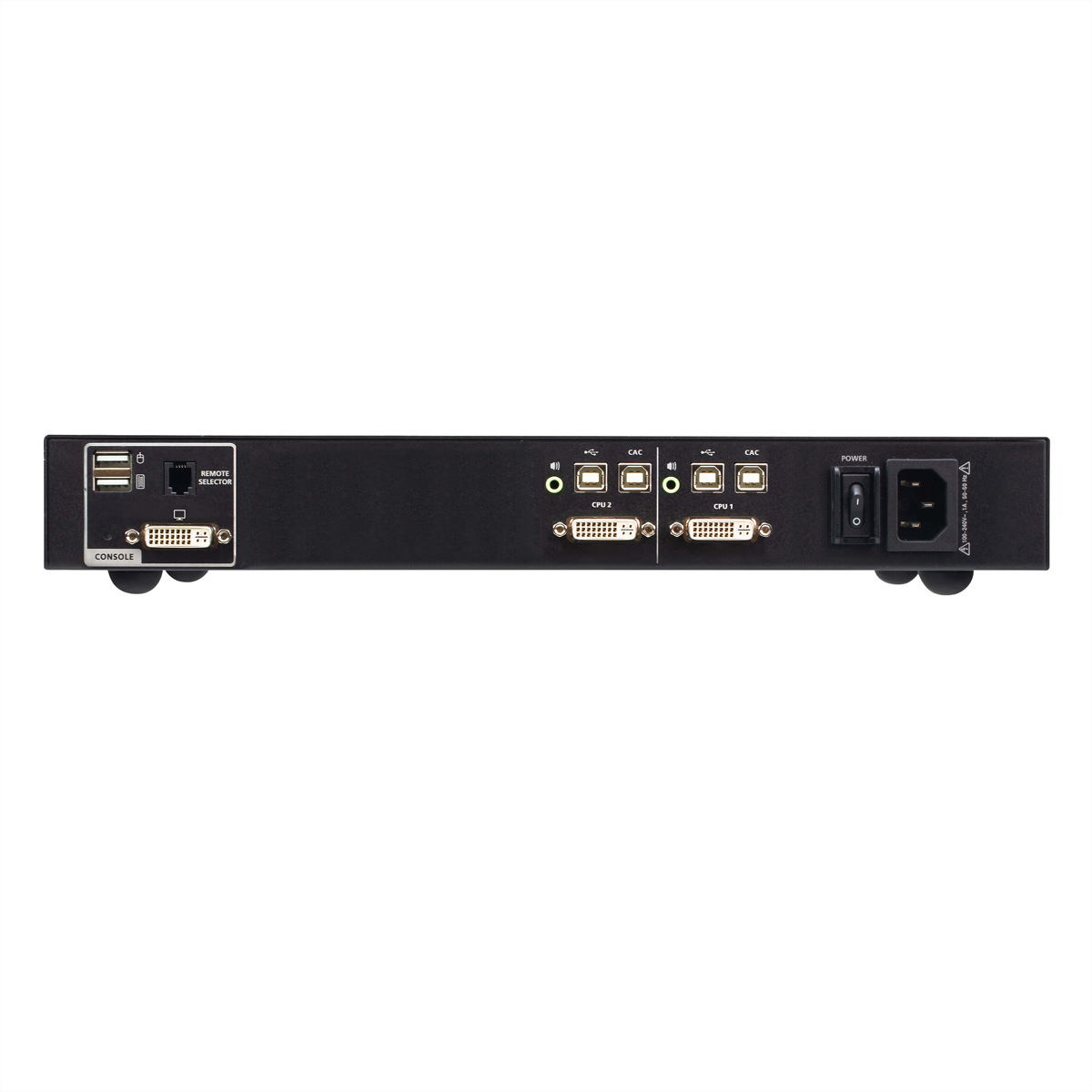 ATEN CS1182D4C 2-Port USB 4K DVI Secure KVM mit Card Reader