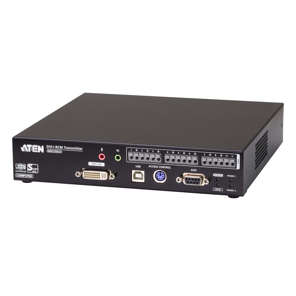 ATEN RCMDVI00BT DVI-I Einzelbildschirm KVM over IP Sender mit Fernzugriff KVM over IP-Switch