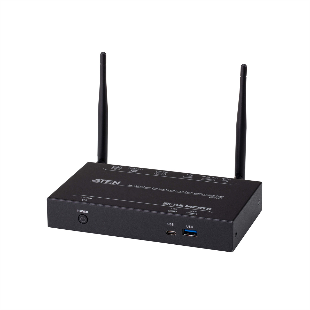 ATEN VP2021 4K Wireless Presentation Switch mit Quad View