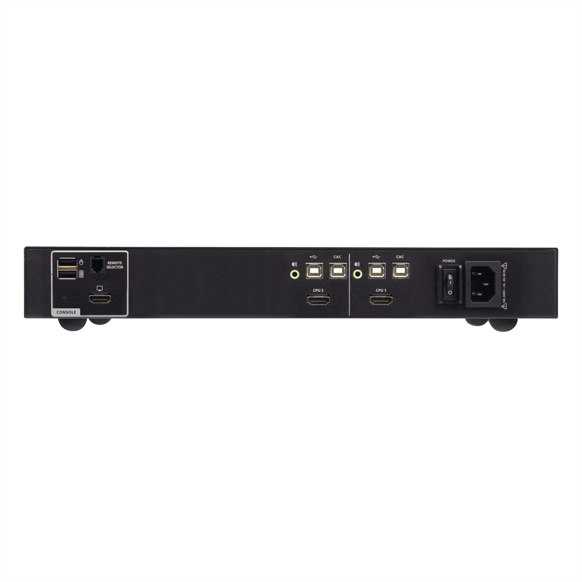 ATEN CS1182H4C 2-Port 4K HDMI Secure KVM, mit Card Reader PSD PP V4.0 Compliant