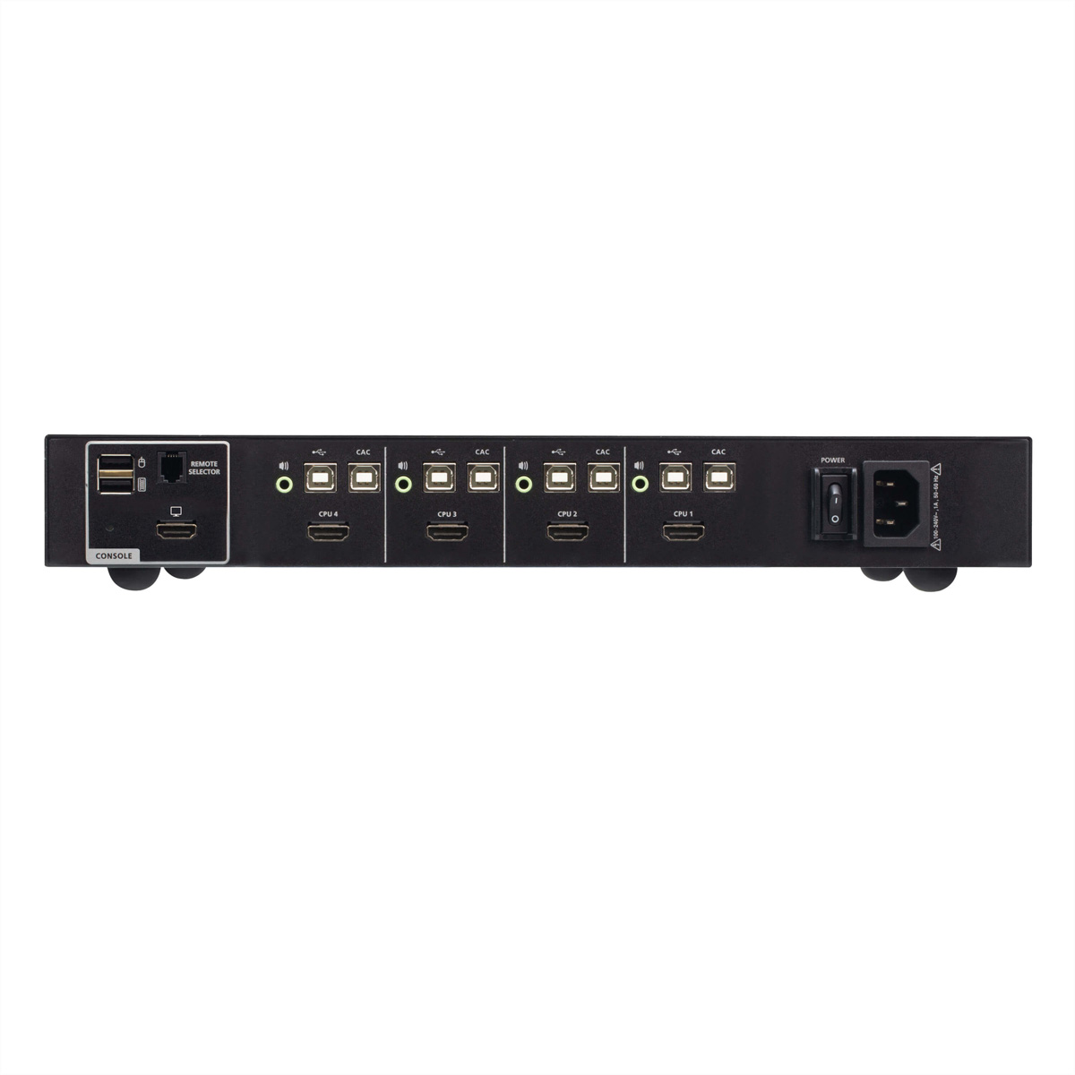 ATEN CS1184H4C 4-Port 4K HDMI Secure KVM, mit Card Reader PSD PP V4.0 Compliant