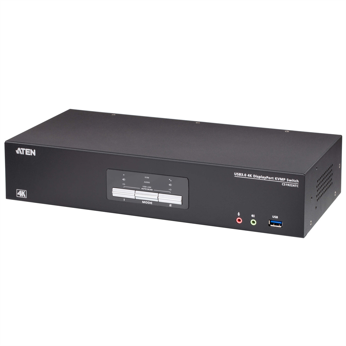 ATEN CS1922ATC 2-Port USB 3.0 4K DisplayPort KVM Switch für ATC