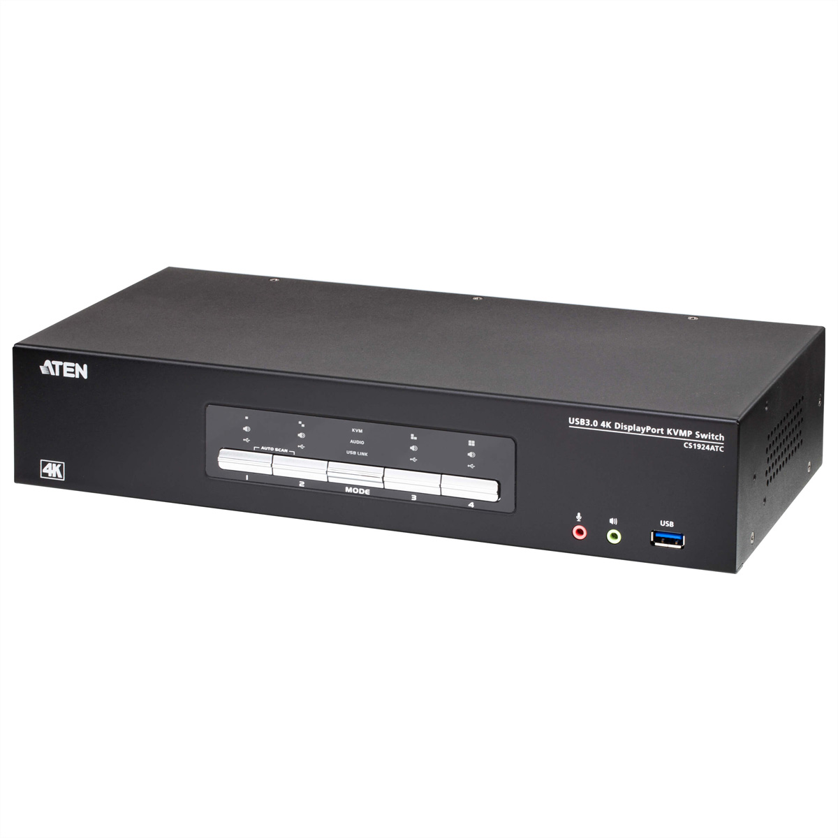 ATEN CS1924ATC 4-Port USB 3.0 4K DisplayPort KVM Switch für ATC