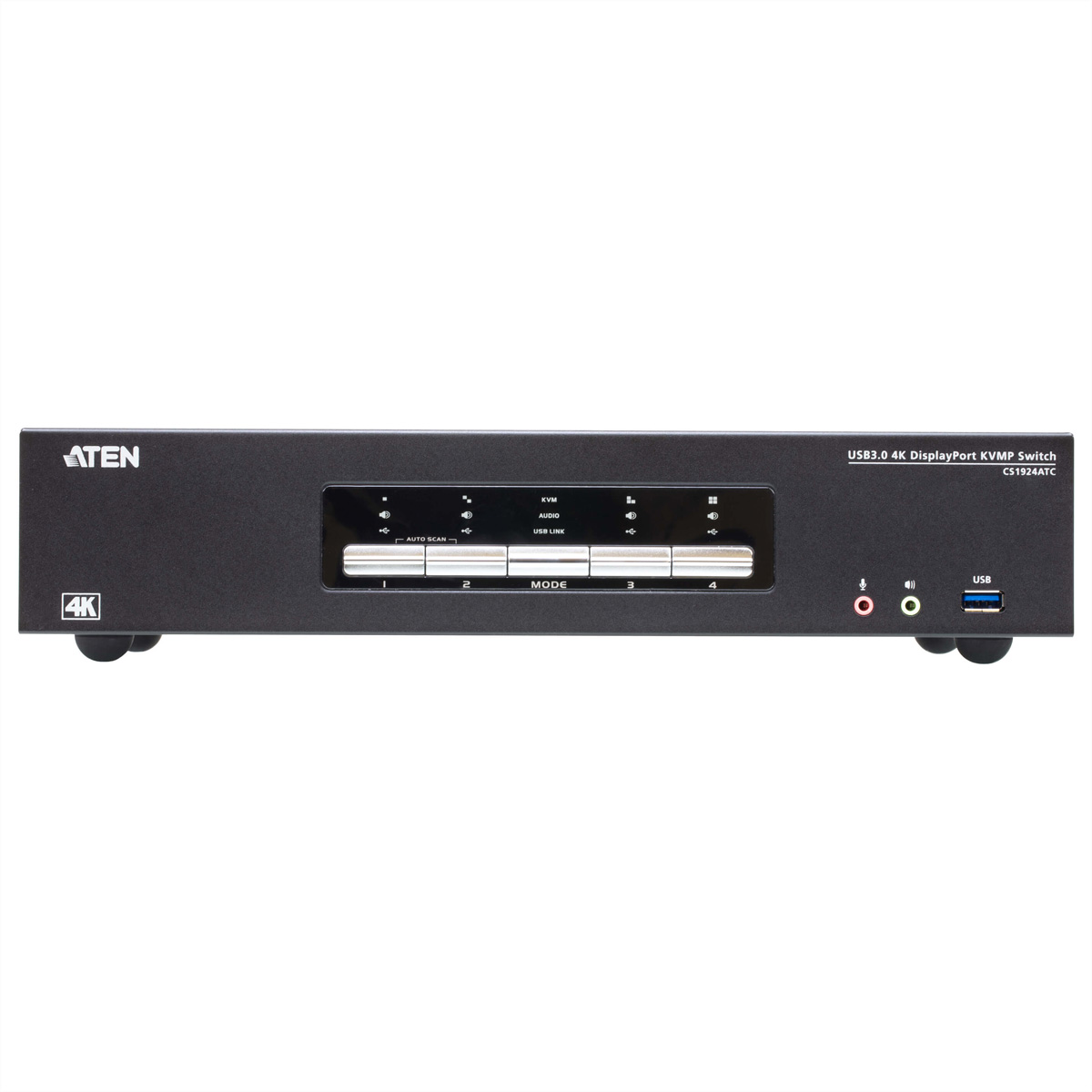 ATEN CS1924ATC 4-Port USB 3.0 4K DisplayPort KVM Switch für ATC