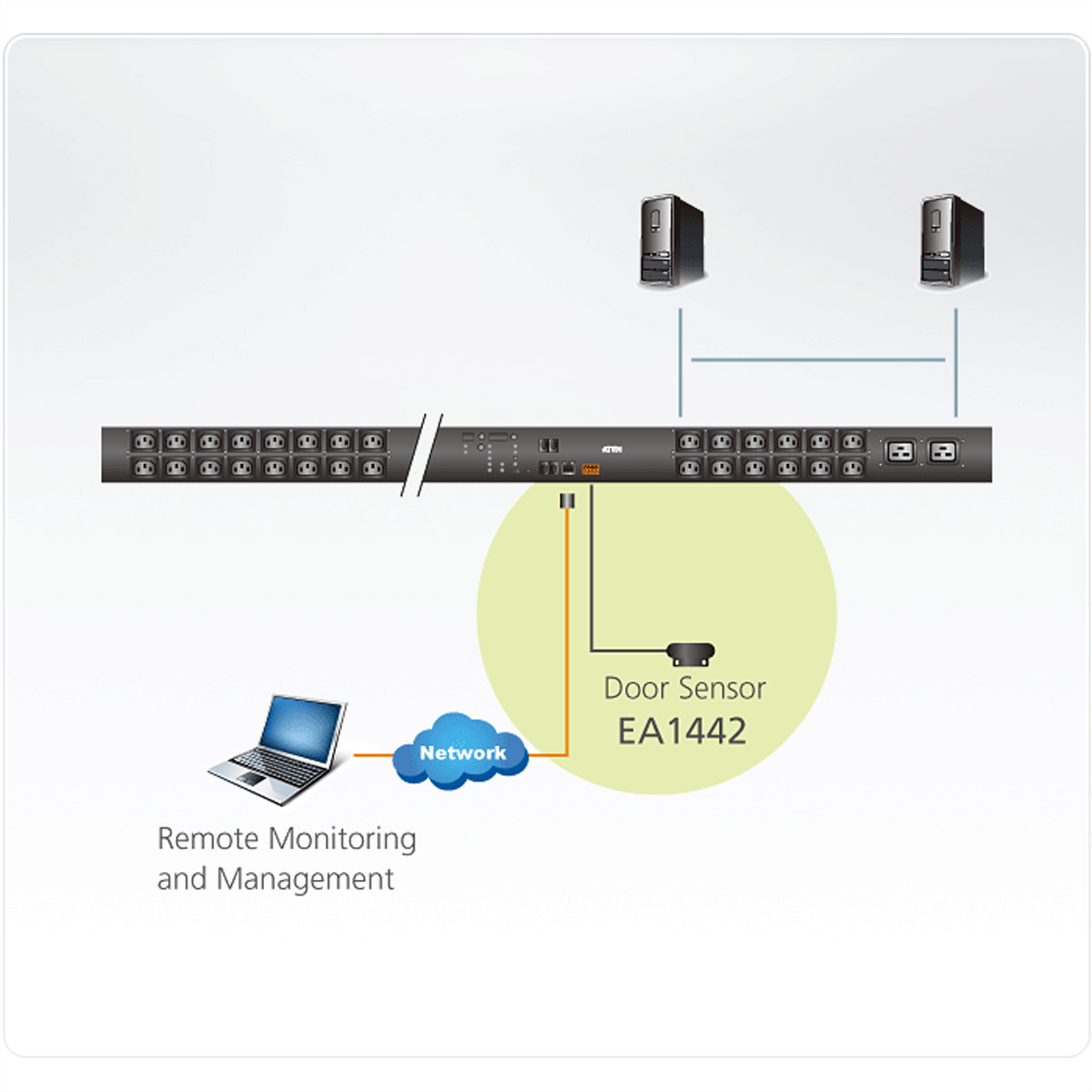 ATEN EA1442 Reed Door Sensor, 1,8 m