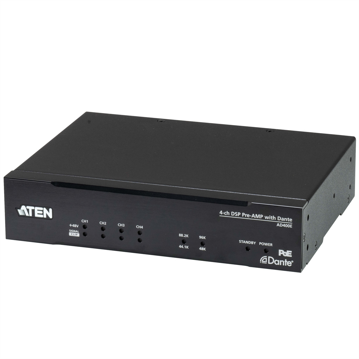 ATEN AD400E DSP Mixer 4-CH Analog Input and Dante Output Audioverstärker