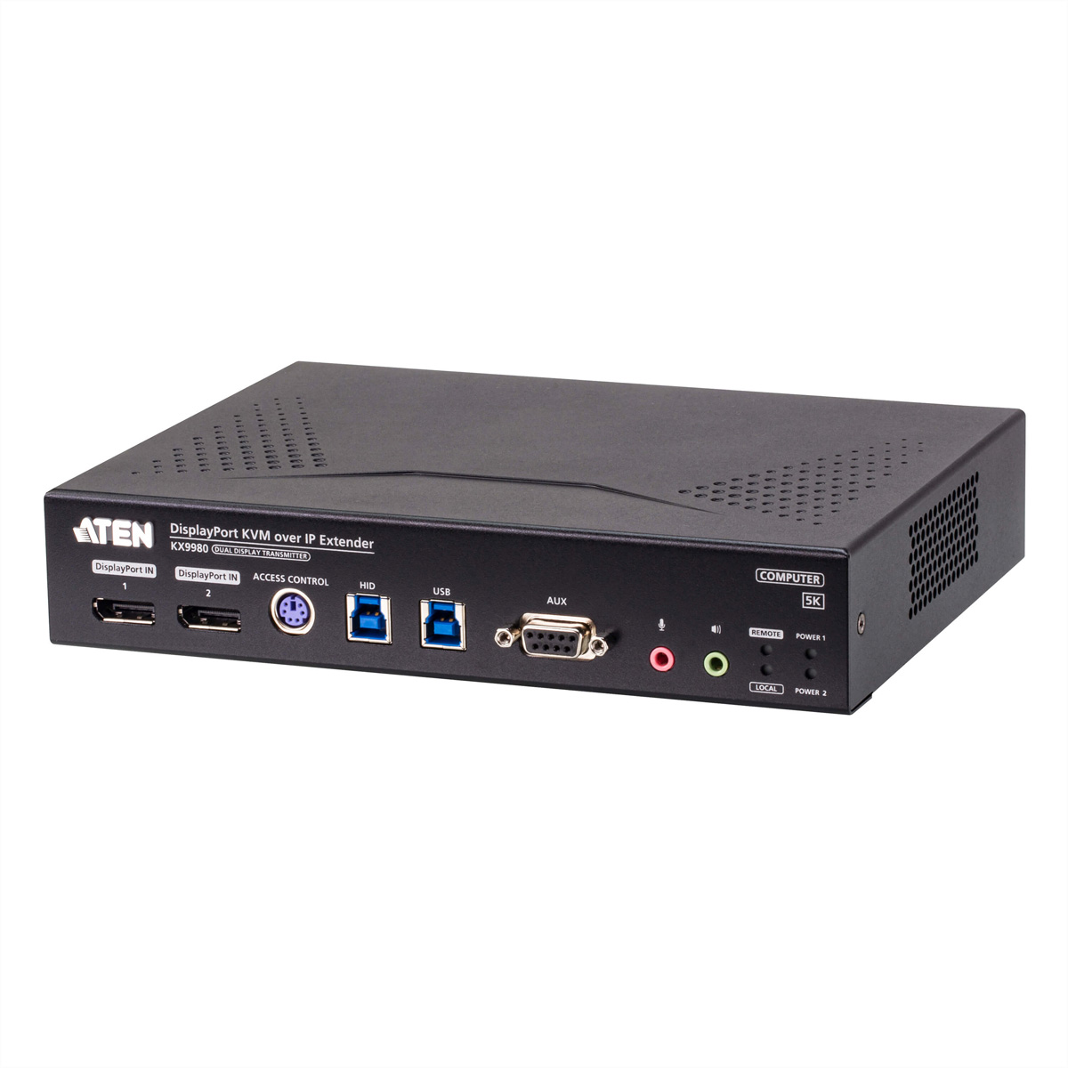ATEN KX9980T 5K DisplayPort Dual Display KVM over IP Sender KVM
