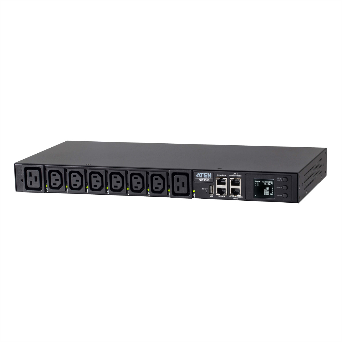 ATEN PG6308G 8P 1HE geschaltet 32A PDU IP Power Switch