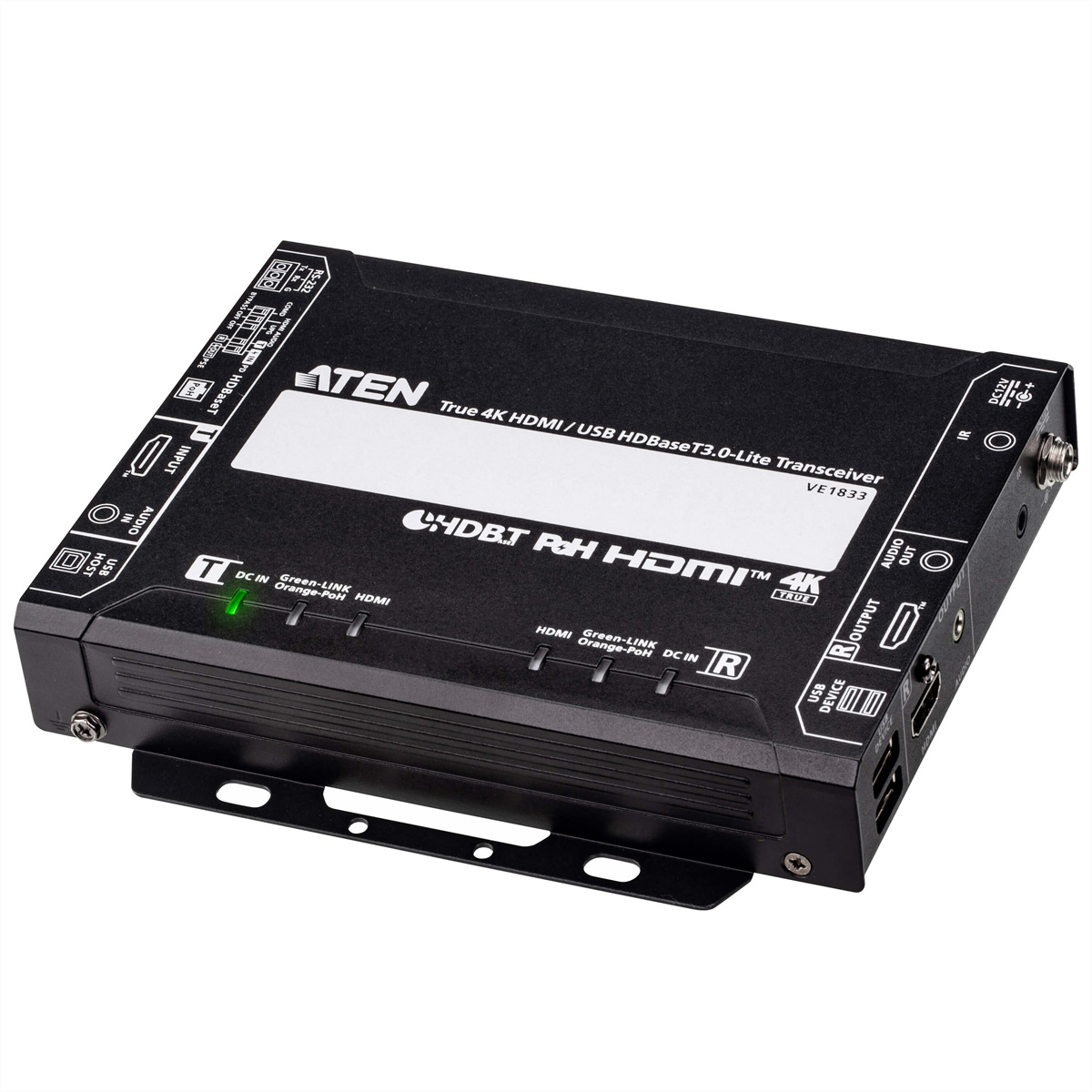ATEN VE1833 True 4K HDMI USB HDBaseT 3.0 Lite-Transceiver mit PoH