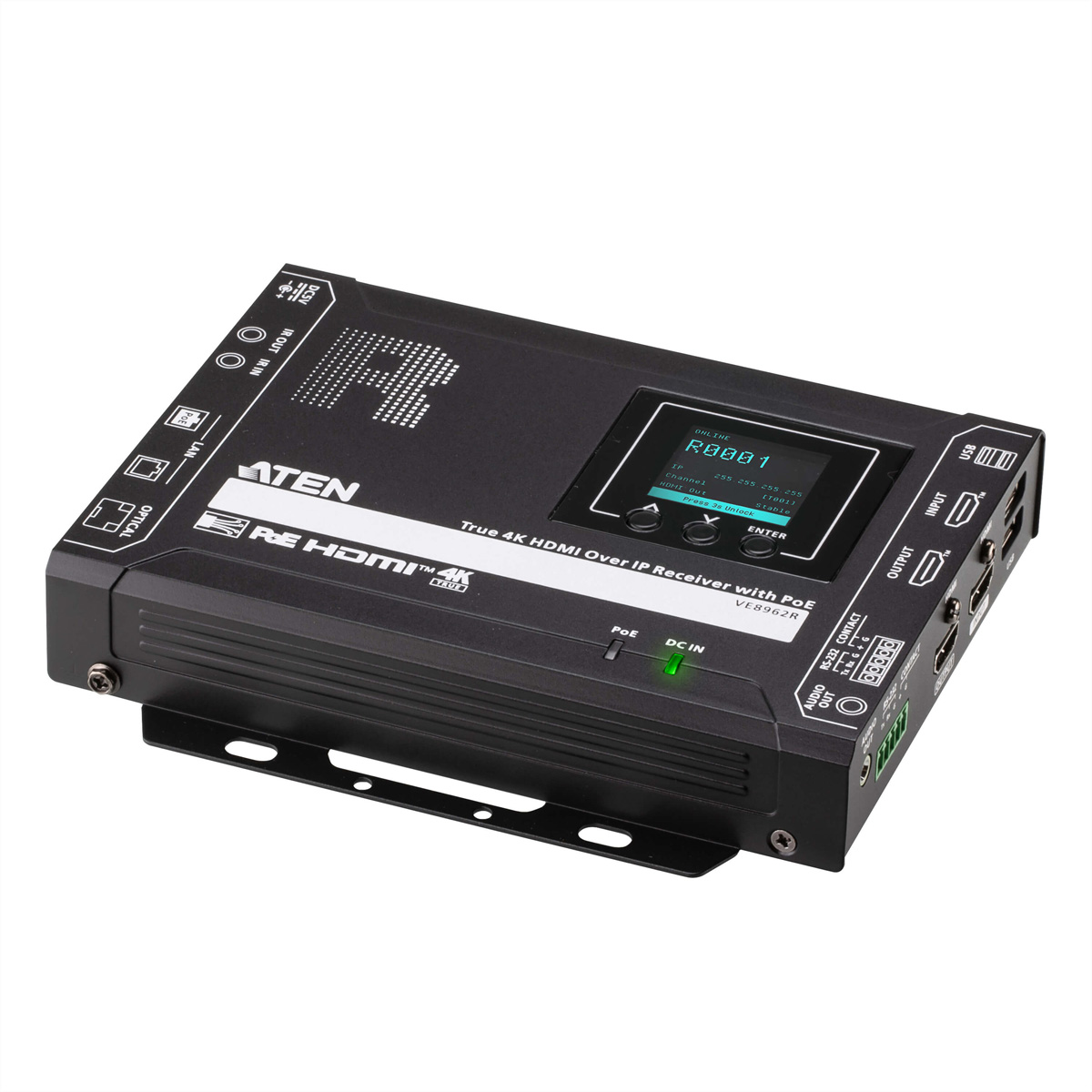 ATEN VE8962R True 4K HDMI over IP Receiver with PoE HDMI-Verlängerung