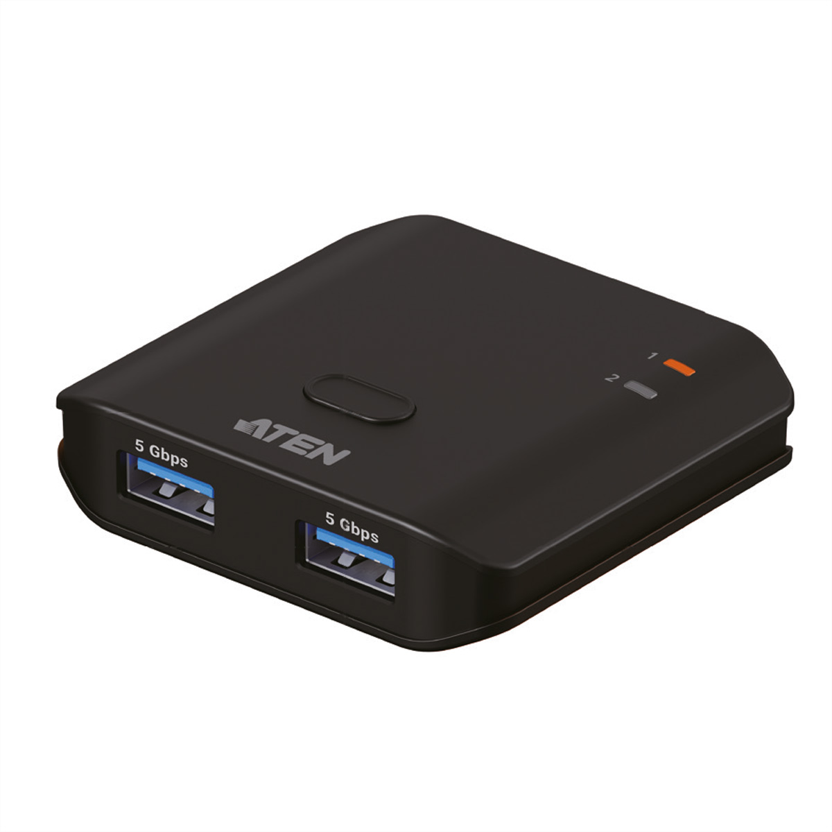 ATEN US4322 2x2-Port USB Sharing Switch, USB 3.2 Gen 1 Peripheral Sharing Switch Switchbox, automatisch