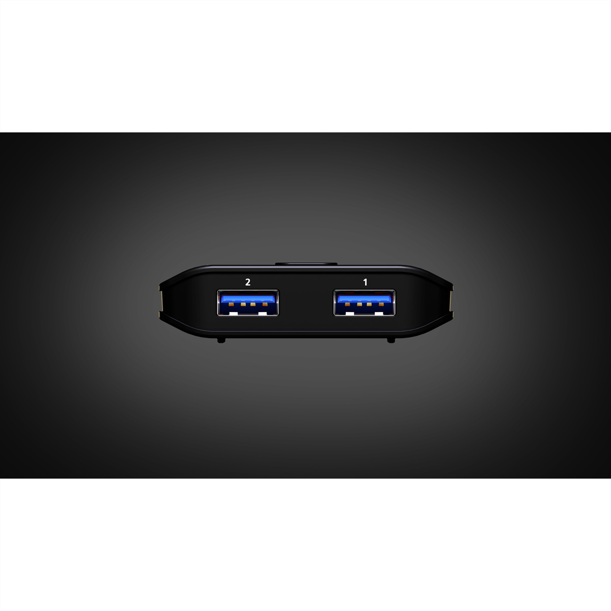 ATEN US4322 2x2-Port USB Sharing Switch, USB 3.2 Gen 1 Peripheral Sharing Switch