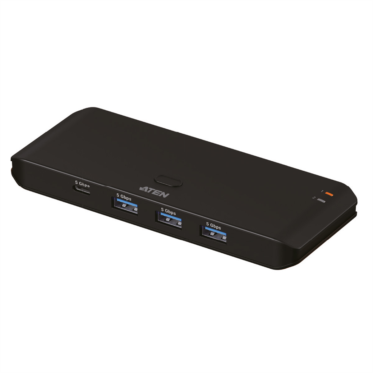 ATEN US4324 2x4-Port USB Sharing Switch, USB 3.2 Gen 1 Peripheral Sharing Switch Switchbox, automatisch