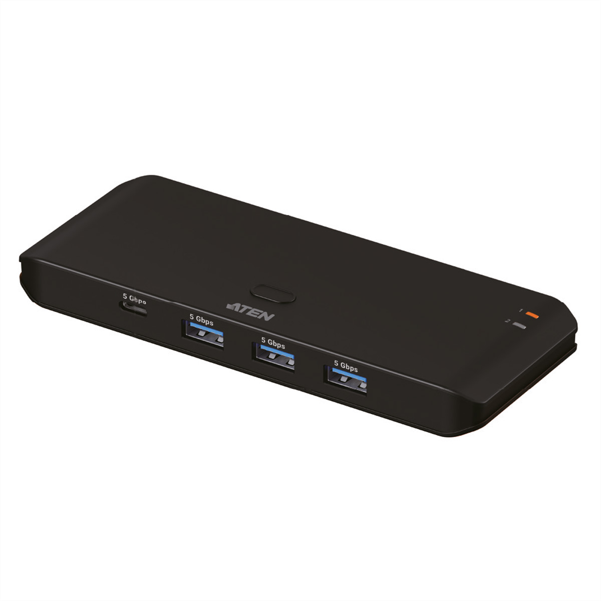 ATEN US5324 2x4-Port USB  Sharing Switch, USB 3.2 Gen 1 Peripheral Sharing Switch Switchbox, automatisch