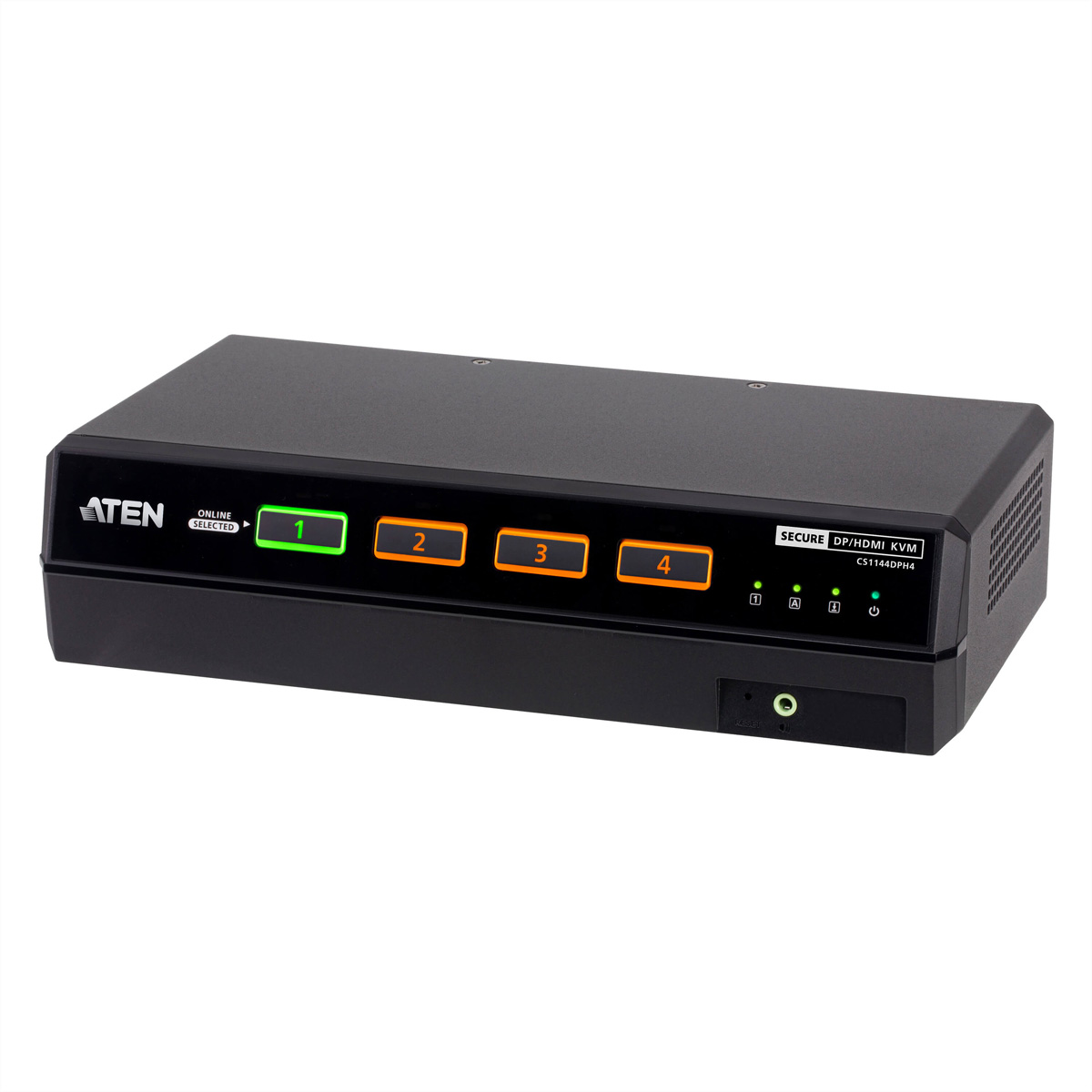 ATEN CS1144DPH4 4-Port USB 5K DP/HDMI, Dual Bildschirm Universal Secure KVM Switch KVM-Switch, DisplayPort
