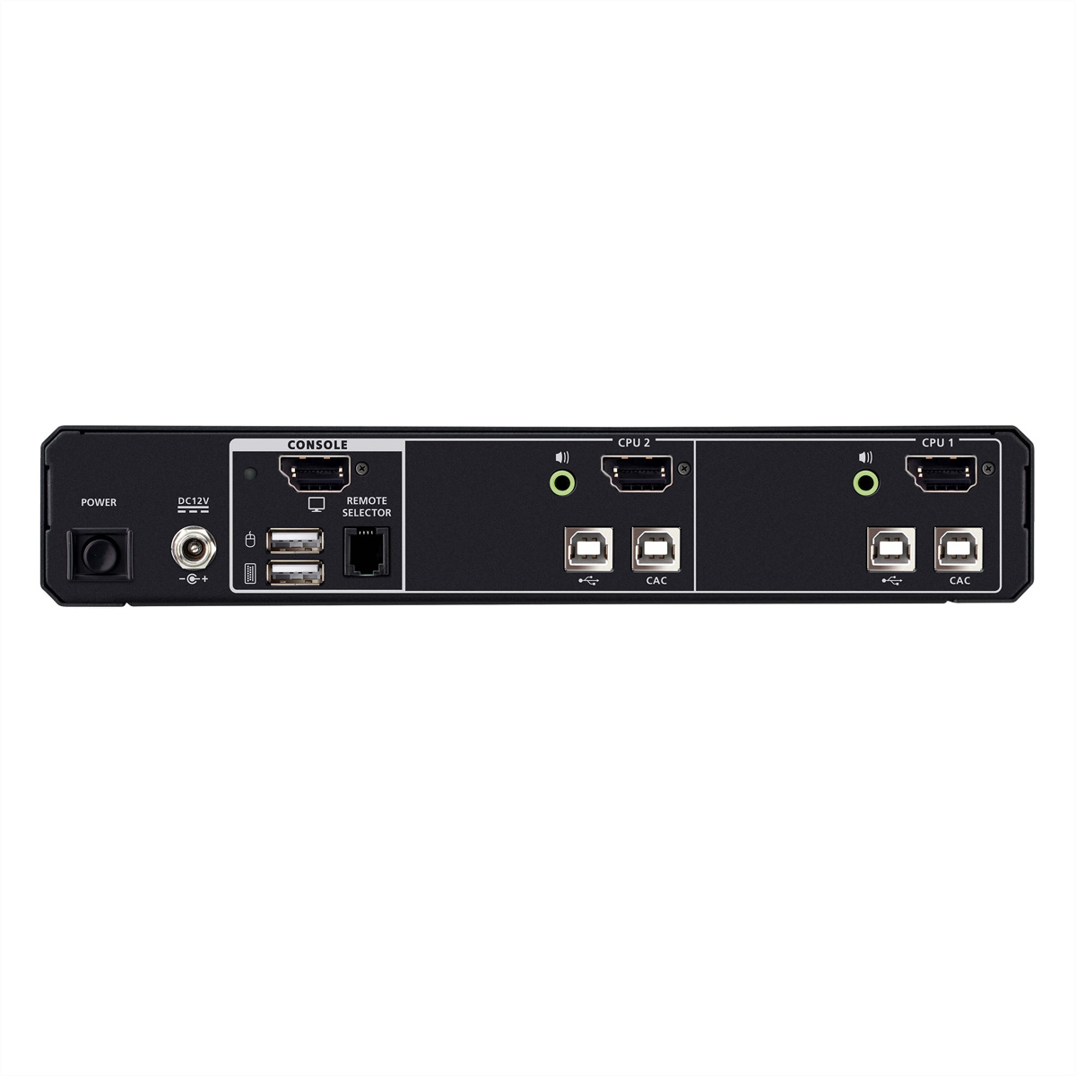 ATEN CS1182DPH4C 2-Port USB 5K DP/HDMI, Single Display Universal Secure KVM Switch mit CAC